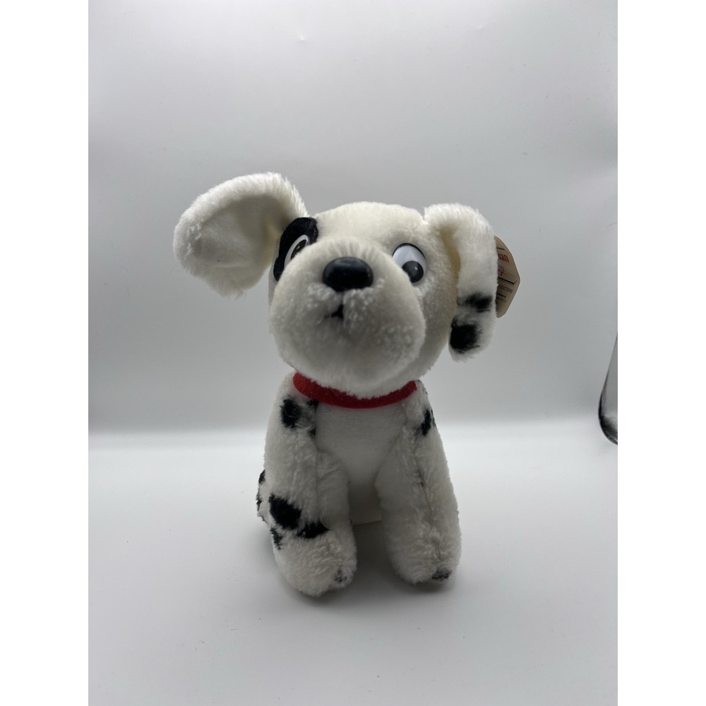Vintage Disney 101 Dalmatians Pup Plush Red Collar Walt Disney Productions